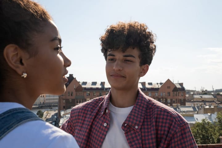 Love smitten boy with his crush